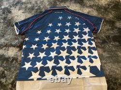 Porsche Design / Puma Ltd Ed. USA Soccer Style T-shirt With Collar USA Size XL