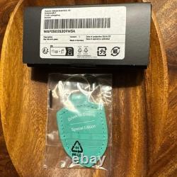 Porsche Genuine Key Chain Special Edition Mint Green Crest with Gunmetal Rings