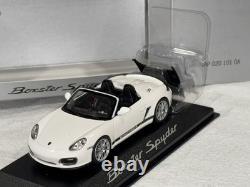 RARE 2010 Porsche 987.2 Boxster Spyder WHT 1/43 Minichamps WAP0201010A DLR PROMO