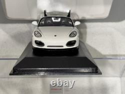 RARE 2010 Porsche 987.2 Boxster Spyder WHT 1/43 Minichamps WAP0201010A DLR PROMO