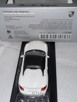 RARE 2010 Porsche 987.2 Boxster Spyder WHT 1/43 Minichamps WAP0201010A DLR PROMO