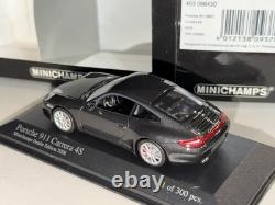 RARE 300pcs? Minichamps 403066430 DLR Ed 1/43 Porsche? 911 997.2 Carrera 4S Grey