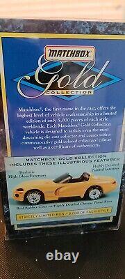 RARE HTF TYCO MATCHBOX Gold Collection ('96) Porsche 944 Turbo (RED) 1/5000 MIB