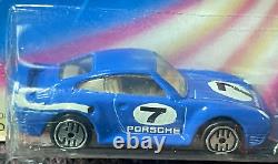 RARE Hot Wheels 1986 Porsche 959 International Card non Metallic Enamel Blue Col