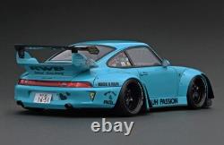RARE Ignition Model 1/18 RWB 993 RAUH PASSION Light Blue? Special Edition JDM