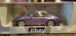 RARE UT models 1/18 Porsche 911 Carrera S Diecast PURPLE READ