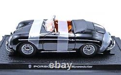 (RARE) Vintage Kyosho 1956 Black Porsche 356A 1600 Speedster 118 Diecast-In Box