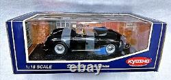 (RARE) Vintage Kyosho 1956 Black Porsche 356A 1600 Speedster 118 Diecast-In Box