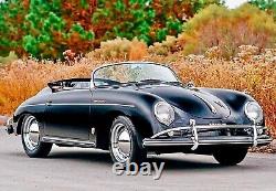 (RARE) Vintage Kyosho 1956 Black Porsche 356A 1600 Speedster 118 Diecast-In Box