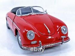 (RARE) Vintage Kyosho 1956 Red Porsche 356A 1600 Speedster 118 Die Cast-In Box