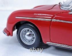 (RARE) Vintage Kyosho 1956 Red Porsche 356A 1600 Speedster 118 Die Cast-In Box