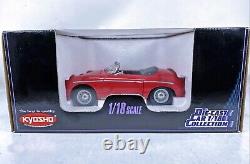 (RARE) Vintage Kyosho 1956 Red Porsche 356A 1600 Speedster 118 Die Cast-In Box