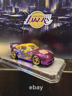 RWB Porsche 911 Custom Hot Wheels Purple Hydrochrome LA Lakers Tribute 1 of 1