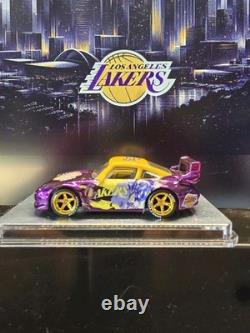 RWB Porsche 911 Custom Hot Wheels Purple Hydrochrome LA Lakers Tribute 1 of 1