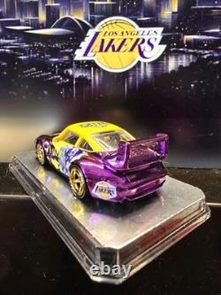 RWB Porsche 911 Custom Hot Wheels Purple Hydrochrome LA Lakers Tribute 1 of 1