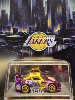 RWB Porsche 911 Custom Hot Wheels Purple Hydrochrome LA Lakers Tribute 1 of 1