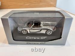 Rare Minichamps 1/43 Porsche Carrera GT Chrome WAP 020 602 16 Dealer Edition