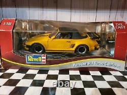 Revell 1989 Porsche 911 Turbo Cabriolet 118 Scale Diecast Model Car Yellow