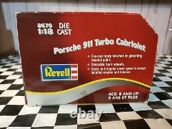 Revell 1989 Porsche 911 Turbo Cabriolet 118 Scale Diecast Model Car Yellow