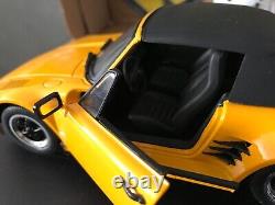 Revell 1989 Porsche 911 Turbo Cabriolet 118 Scale Diecast Model Car Yellow b519