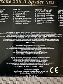 SEALED MAISTO SPECIAL EDITION 1/18 PORSCHE 550 A SPYDER! SILVER With BLACK 31843