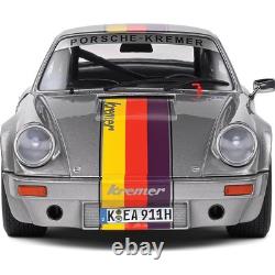 Solido Porsche 911 RSR 930 Kremer Rally 1973 Silver 1/18 S1801120 Model