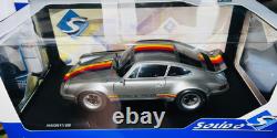 Solido Porsche 911 RSR 930 Kremer Rally 1973 Silver 1/18 S1801120 Model