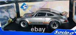 Solido Porsche 911 RSR 930 Kremer Rally 1973 Silver 1/18 S1801120 Model