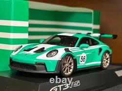 Spark 1/43 Porsche 911 992 GT3 RS Mint Green Special Edition Diecast Model