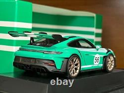 Spark 1/43 Porsche 911 992 GT3 RS Mint Green Special Edition Diecast Model