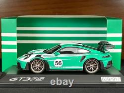Spark 1/43 Porsche 911 992 GT3 RS Mint Green Special Edition Diecast Model