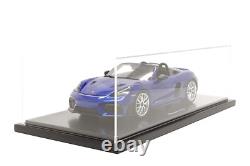 Spark 118 Porsche 718 Boxster Spyder RS (982) in San Marino Blue Dealer Edition