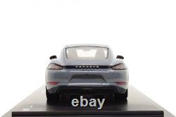 Spark 118 Porsche 718 Cayman Style Edition (982) in Arctic Grey Dealer Edition