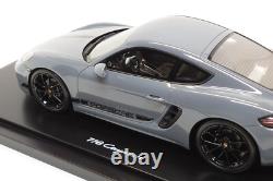 Spark 118 Porsche 718 Cayman Style Edition (982) in Arctic Grey Dealer Edition