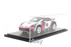 Spark 118 Porsche 911 Dakar (992) #14 Rally 1978 Martini Racing Dealer Edition