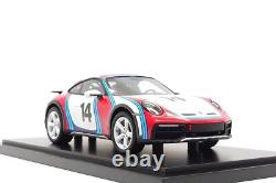 Spark 118 Porsche 911 Dakar (992) #14 Rally 1978 Martini Racing Dealer Edition