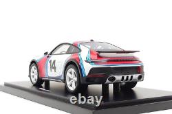 Spark 118 Porsche 911 Dakar (992) #14 Rally 1978 Martini Racing Dealer Edition