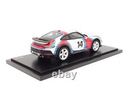 Spark 118 Porsche 911 Dakar (992) #14 Rally 1978 Martini Racing Dealer Edition