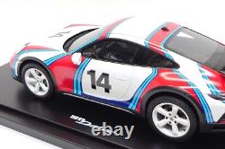 Spark 118 Porsche 911 Dakar (992) #14 Rally 1978 Martini Racing Dealer Edition