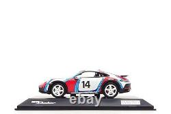 Spark 143 Porsche 911 Dakar (992) #14 Rallye 1978 Martini Livery Dealer Edition