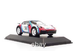 Spark 143 Porsche 911 Dakar (992) #14 Rallye 1978 Martini Livery Dealer Edition