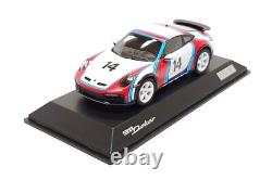 Spark 143 Porsche 911 Dakar (992) #14 Rallye 1978 Martini Livery Dealer Edition