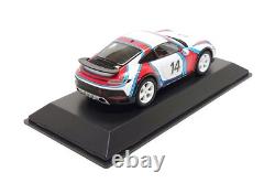 Spark 143 Porsche 911 Dakar (992) #14 Rallye 1978 Martini Livery Dealer Edition