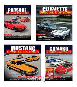 Special Editions Porsche Mustang Camaro Corvette FOUR BOOK SET