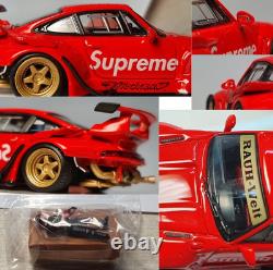 Star Model 1/64 Porsche 993 RAUH Welt Begriff RWB SUPREME Akira Nakai San with Fig