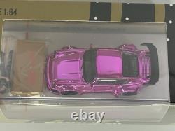 Star Model 164 Rauh-Welt Porsche 930 RWB Sakura Purple Chrome with Figure & Acc