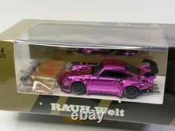 Star Model 164 Rauh-Welt Porsche 930 RWB Sakura Purple Chrome with Figure & Acc