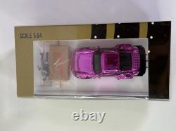 Star Model 164 Rauh-Welt Porsche 930 RWB Sakura Purple Chrome with Figure & Acc