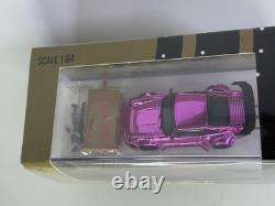 Star Model 164 Rauh-Welt Porsche 930 RWB Sakura Purple Chrome with Figure & Acc