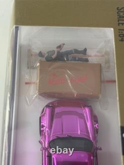 Star Model 164 Rauh-Welt Porsche 930 RWB Sakura Purple Chrome with Figure & Acc